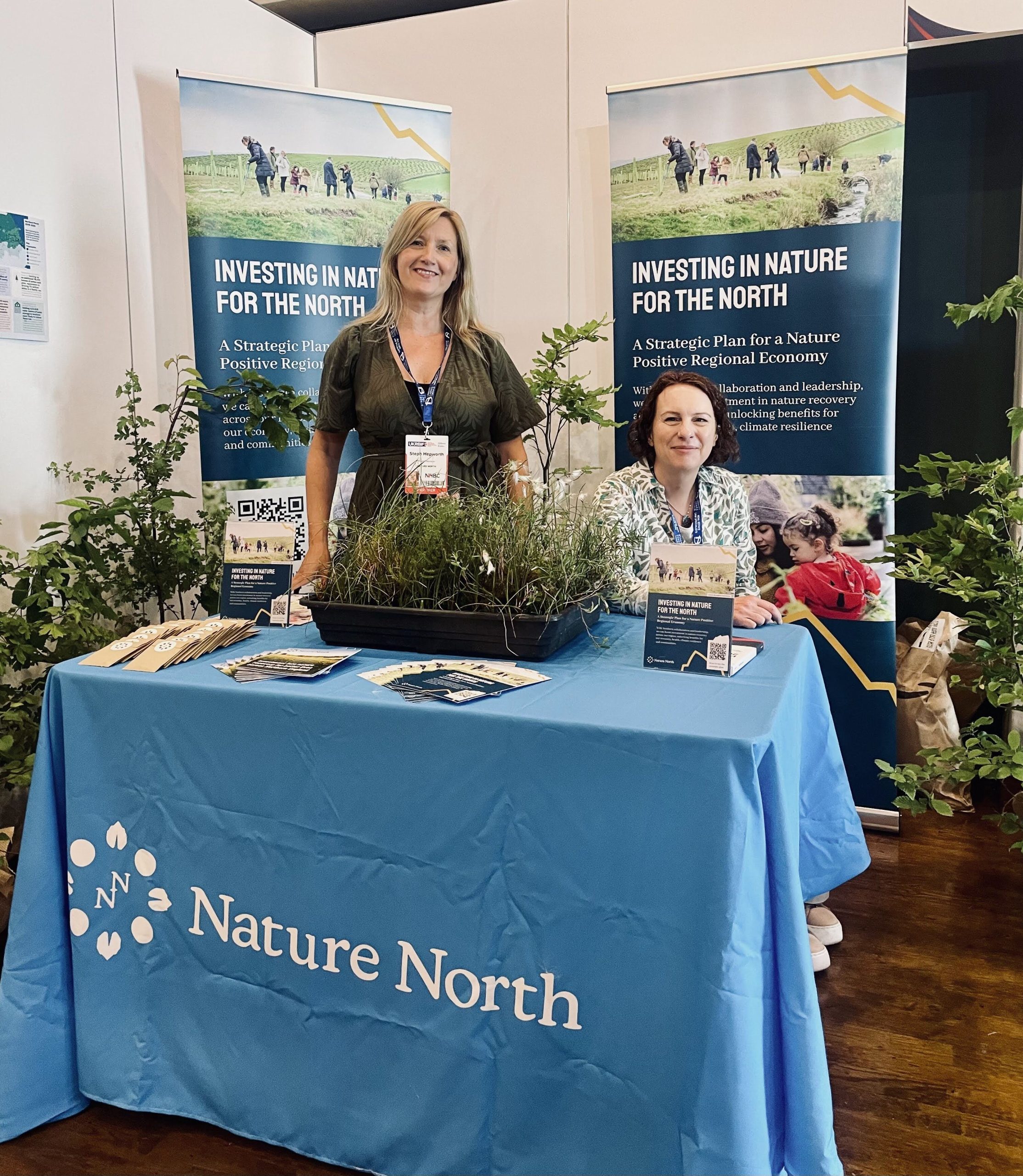 Nature North's Steph Hepworth & Emily Diamand at UKREiiF 2025
